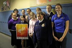 Town Hall and Student visitors