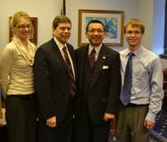 With US Senator Mark Begich