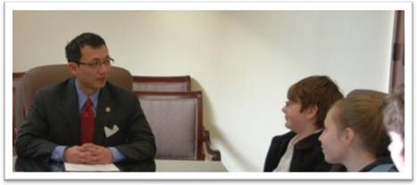 Speaking to a youth group