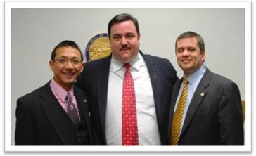 Rep. Kawasaki with friends