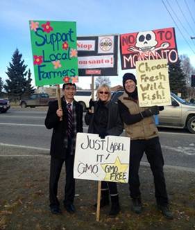 Street-side signs and holders