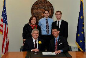 Lt. Gov. Mallott, my staff, and Rep. Kawsasaki