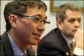 at the table with Rep. Tuck