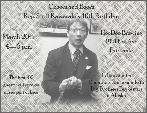 Rep. Kawasaki's 40th Birthday