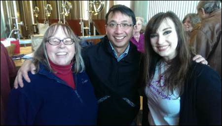 Taber and Joy with Big Brothers Big Sisters of Alaska came out for my birthday. In lieu of gifts, donations were made to BBBS of Alaska.