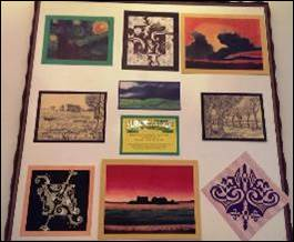 Awesome Artwork in the Capitol this month from Ryan Middle School.