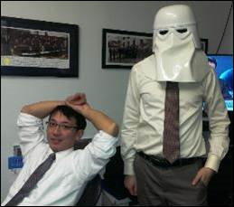 My intern came prepared for the end of session.