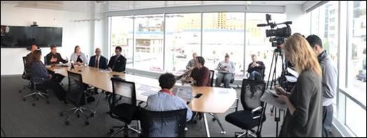 Press availability with the House Independent Democratic Coalition at the over-priced Anchorage Legislative Information office.