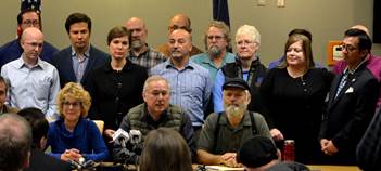 Rep. Kawasaki with incoming House Majority Coalition