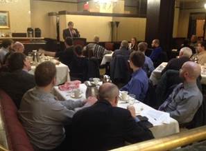 Rep. Kito addresses the Alaska Professional Design Council.