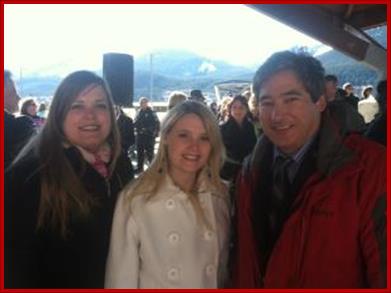 Rep. Kito with Rep. Geran Tarr and Erin Merryn at the Choose Respect Rally. 