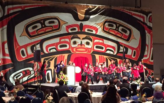 June 27, 2015: Wonderful performance at the Sealaska annual meeting.