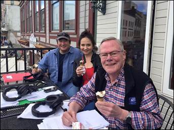 Had a great time on the radio July 4th with Sen. Egan and Juneau Radio Center’ s Lori James.