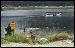 August 7, 2016: Canoes, drums, and friends at the Community Wellness Event.
