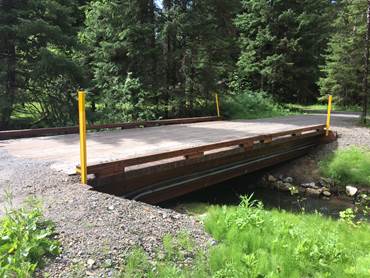 Touring Gustavus bridges and dock. 