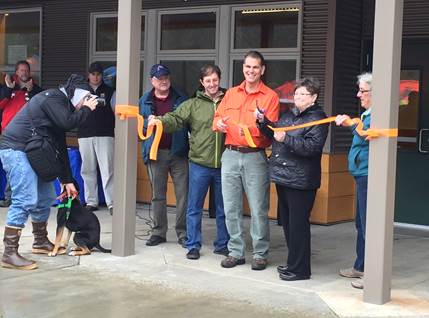 September 19: Celebrating the opening of the new Porcupine Lodge at Eaglecrest. Bring on winter!
