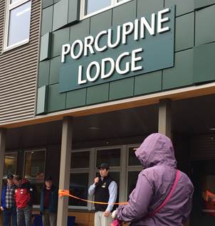 September 19: Celebrating the opening of the new Porcupine Lodge at Eaglecrest. Bring on winter!