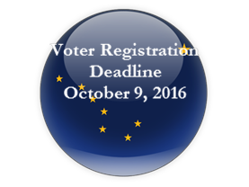 REGISTER TO VOTE FOR THE GENERAL ELECTION - Deadline October 9, 2016 