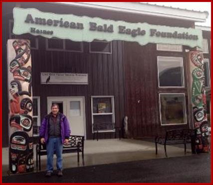 Rep. Kito III visited the American Bald Eagle Foundation during his visit to Haines and Klukwan