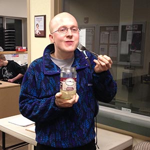 There's only one legislator in the Capitol who likes pickled herring more than I do! The first reader to guess correctly gets a jar of Blue Hill Bay Herring in Wine Sauce delivered right to his door.]