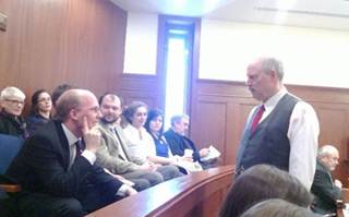 From Gavel to Gavel?s Twitter feed: Sen. Stedman to Rep. Kreiss-Tomkins: ?Is the House spying on us??