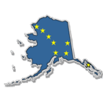 AK State and Flag