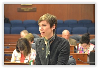 Ivy speaks out in support of Sexual Assault Awareness month legislation.