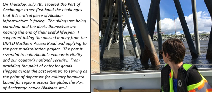 Post of Anchorage visit