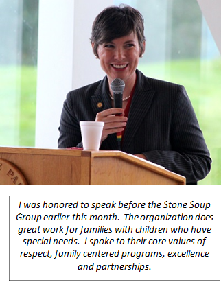 Speaking before the Stone Soup Group