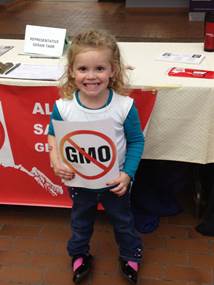 Our GMO spokesperson reminds us we are fighting for the future of our food system!