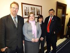 Alaska Marine Pilots stopped by to advocate for HB 22, which Rep. Tarr is now a co-sponsor.