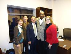 The members of Unite HERE Local 878 from Anchorage stopped by to update Rep. Tarr about supporting our Alaskan workforce.