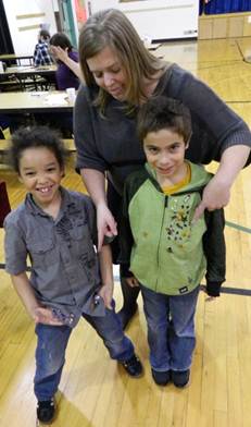 Legislative Pin collectors at the Mountain View Constituent meeting!!