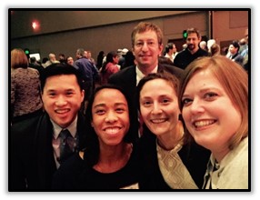 Clockwise from top: Thatcher Brouwer, Representative Geran Tarr, Ray Friedlander, Bernice Nisbett, and Seng Her