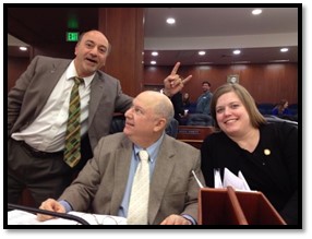 Goofing with Max and Les