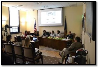 Incredible support at the ‘It’s Never Too Late to Tell’ Lunch and Learn. Pictured left to right: Representative Drummond, Senator McGuire, David Holthouse, Representative Tarr, Senator Gardner, and Senator Ellis.