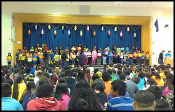 Tyson Elementary ceremony