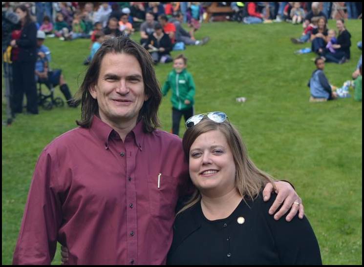 Rep. Tarr with David Holthouse. If you haven’t read his powerful story of survival, Outing the Bogeyman, check it out here.