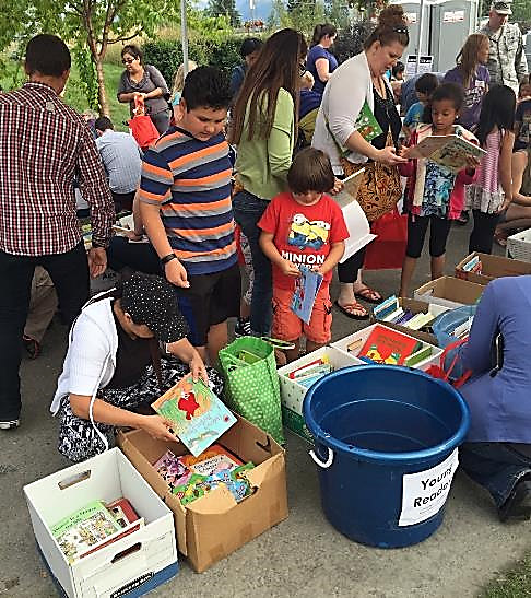 Kids getting excited about reading! 