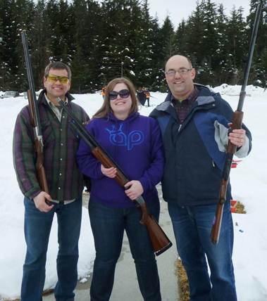 Rep. Tuck was ?Top Gun? at the Legislative Shoot. Here with Reps. Tarr and Josephson.