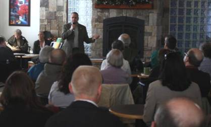 Over 70 constituents joined Representatives Chris Tuck and Charisse Millet and Senator Kevin Meyer at a March 2011 community gathering.
