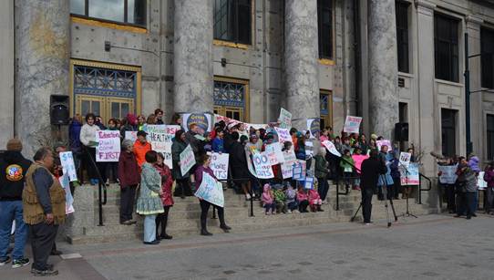 Special thanks to the members of the Great Alaska Schools education advocacy group for traveling to Juneau and making a big impression on the Alaska Legislature.