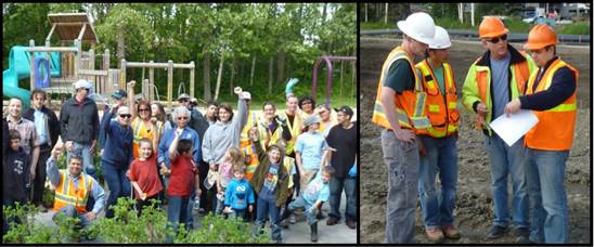 Playground community and neighborhood development