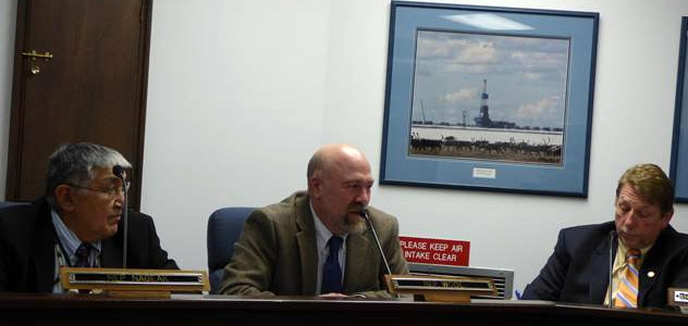 Representative Wool speaking about the need to bring affordable natural gas to Fairbanks during his first meeting of the House Energy Committee