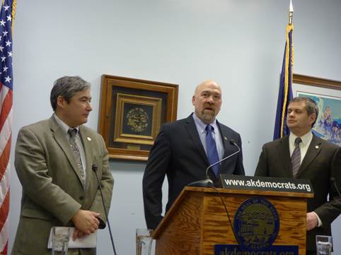 Representative Wool speaking about Independent Democratic Coalition budget priorities